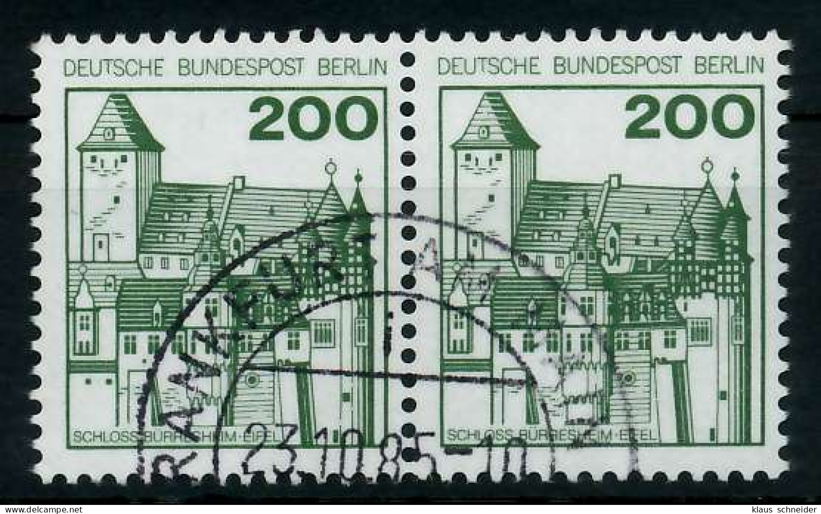 BERLIN DS BURGEN U. SCHLÖSSER Nr 540 Gestempelt WAAGR PA X782FBE - Used Stamps