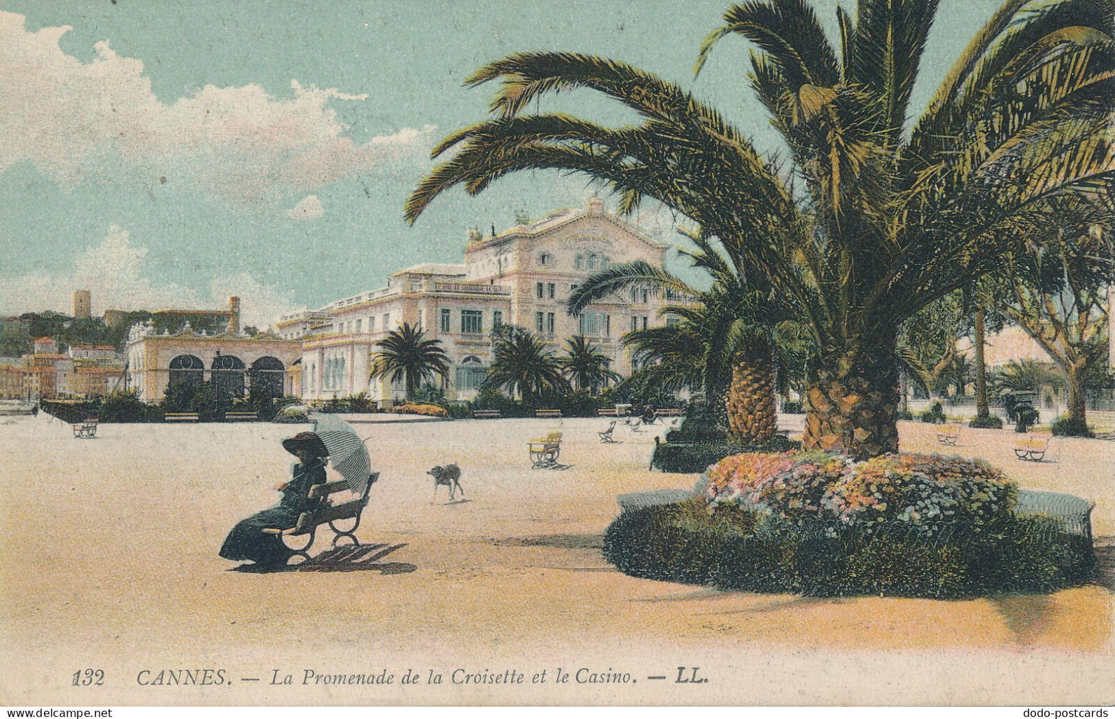 PC42770 Cannes. La Promenade De La Croisette Et Le Casino. LL. No 132. 1911. B. - Mundo