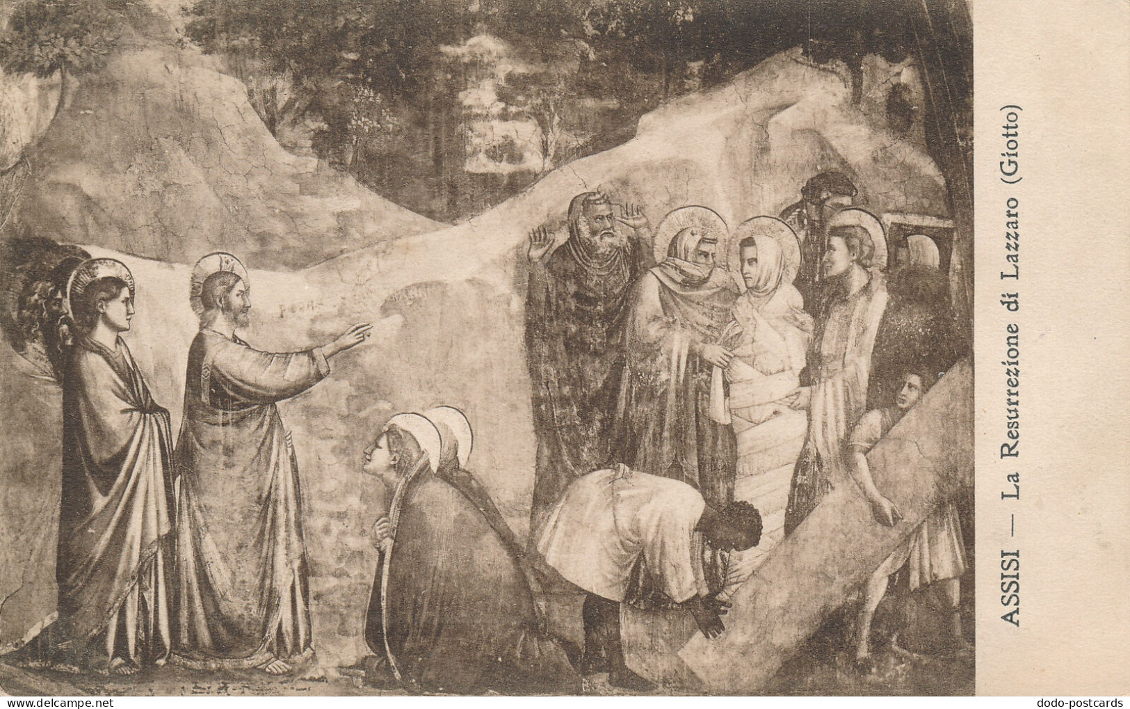 PC42548 Assisi. La Resurrezione Di Lazzaro. Giotto. B. Hopkins - Mundo