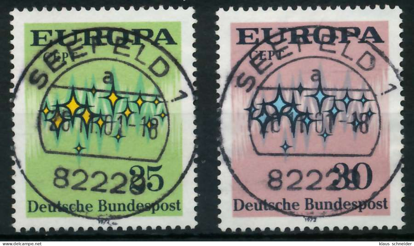 BRD BUND 1972 Nr 716-717 Zentrisch Gestempelt X84EE0E - Used Stamps