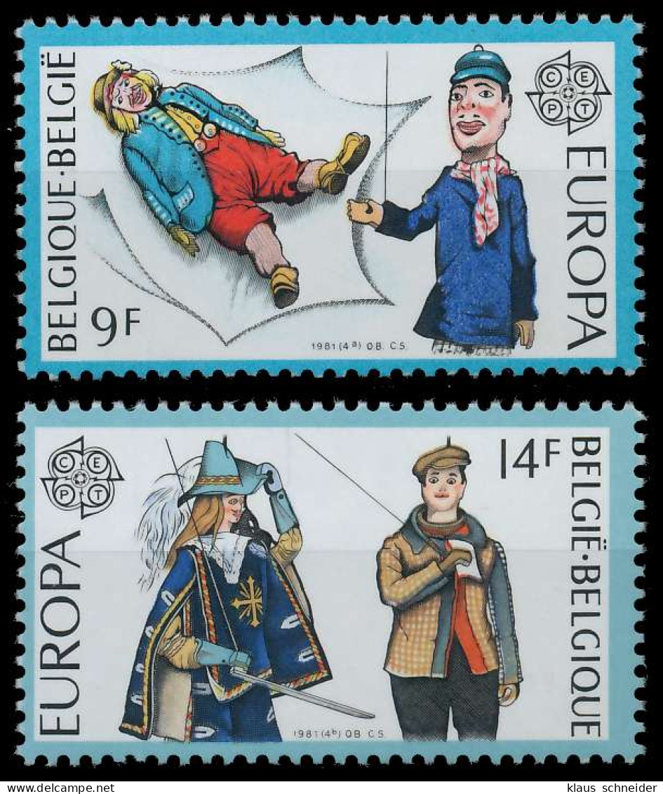BELGIEN 1981 Nr 2058-2059 Postfrisch S1CB32E - Unused Stamps