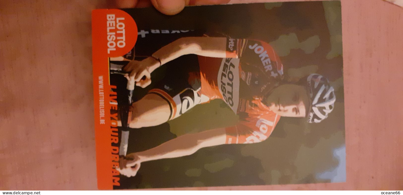 Autographe Tim Wellens Lotto Belisol - Cyclisme