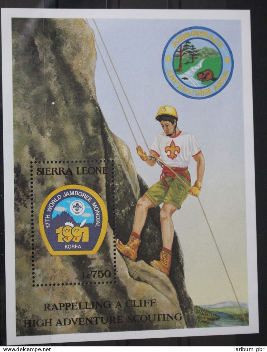 Sierra Leone Block 180 Mit 1736 Postfrisch #WH830 - Sierra Leone (1961-...)