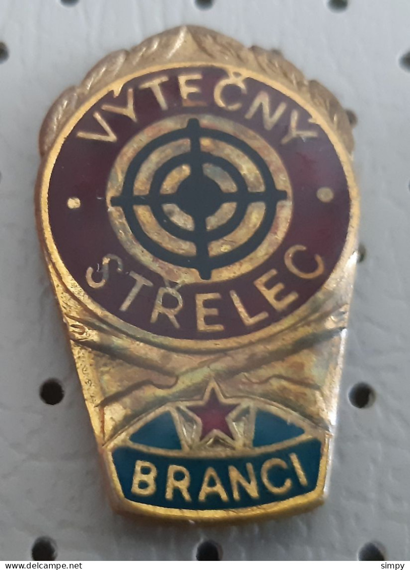 Excellent Shooter Branci  Target Slovakia Vintage Pin - Tir à L'Arc