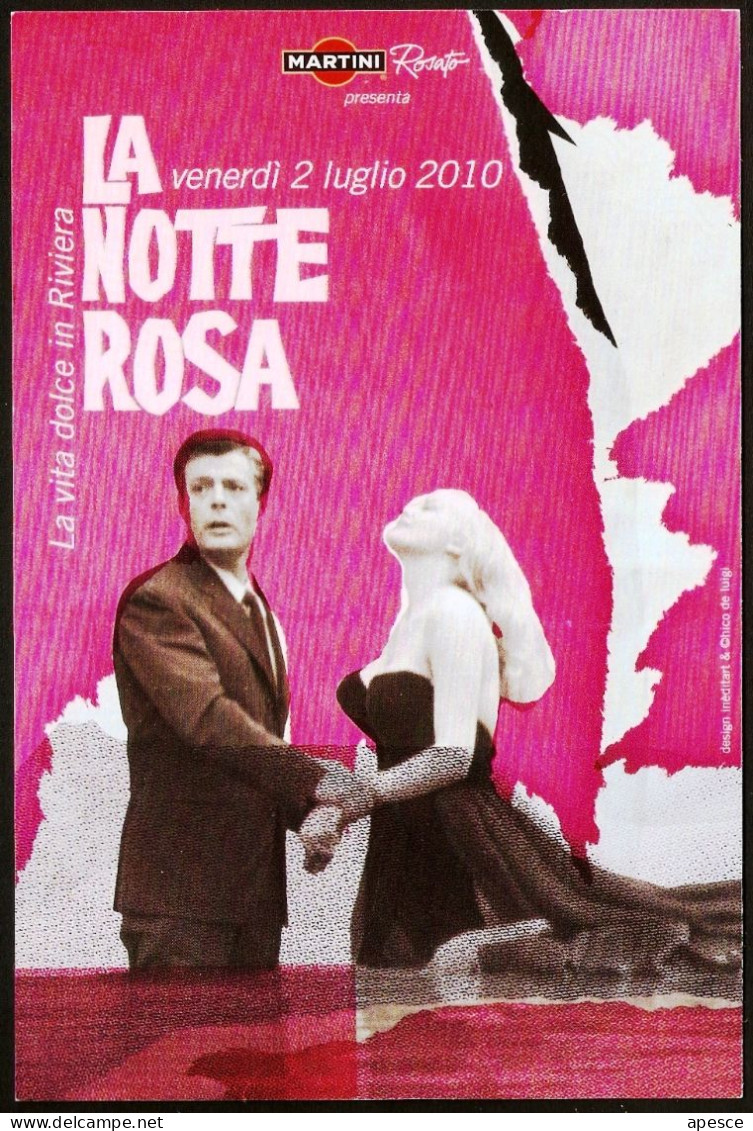 ITALIA 2010 - LA NOTTE ROSA IN RIVIERA - LA VITA DOLCE IN RIVIERA - MARTINI ROSATO - NUOVA - I - Advertising