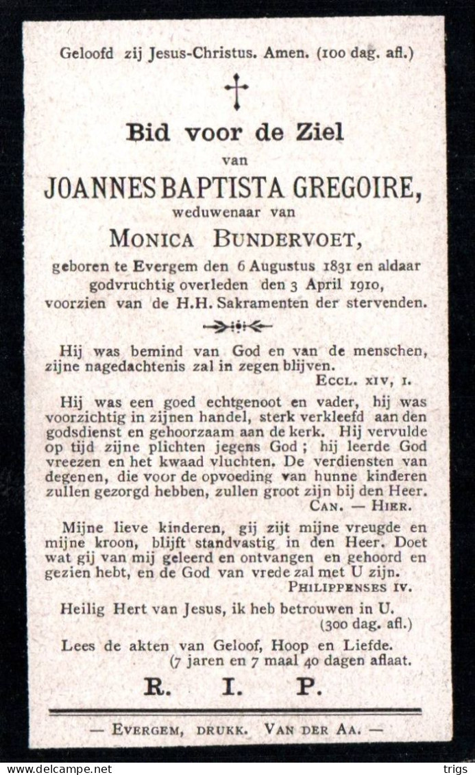 Joannes Baptista Gregoire (1831-1910) - Imágenes Religiosas