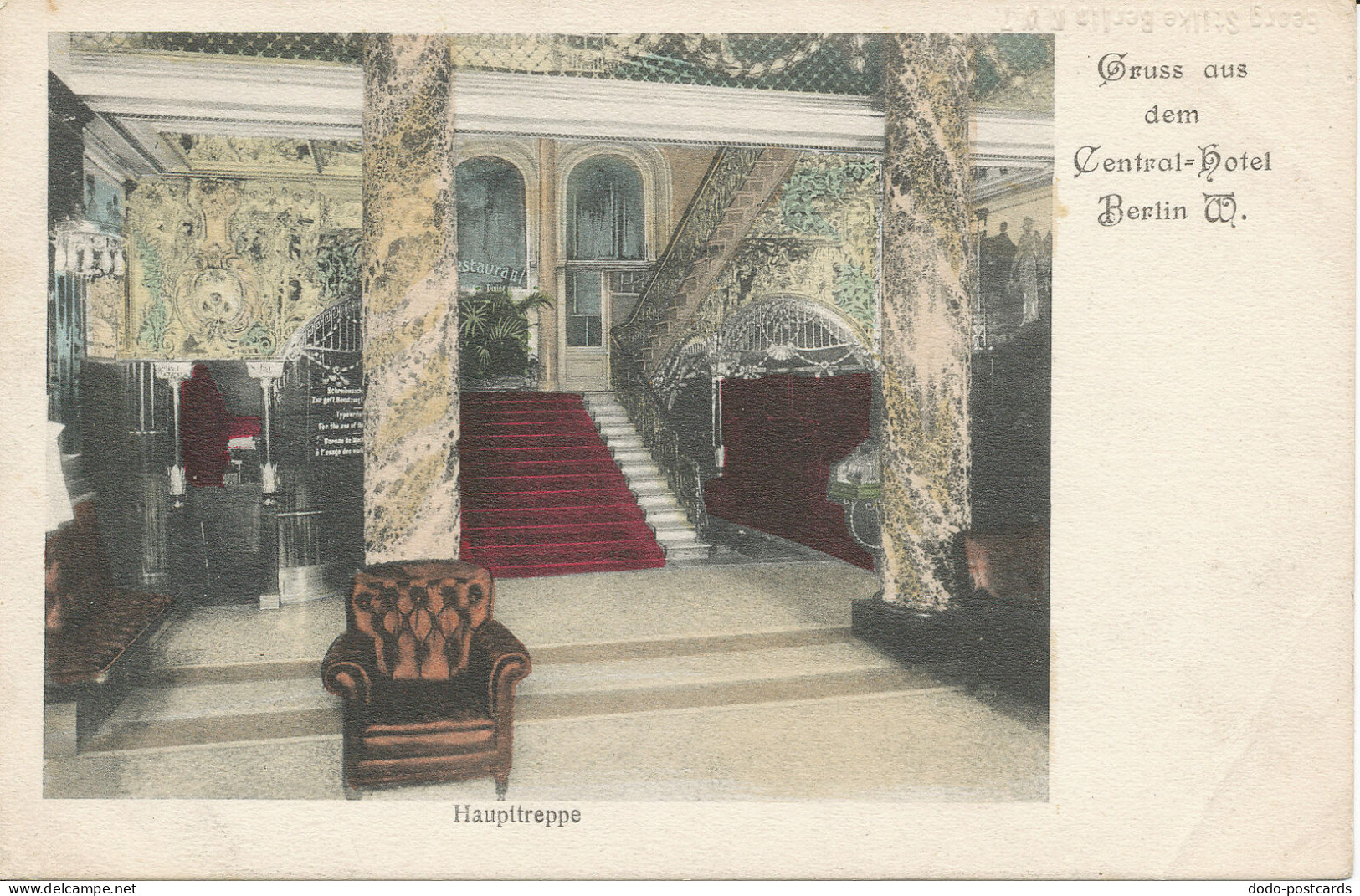 PC40660 Gruss Aus Dem Central Hotel Berlin. B. W. B. Hopkins - Monde