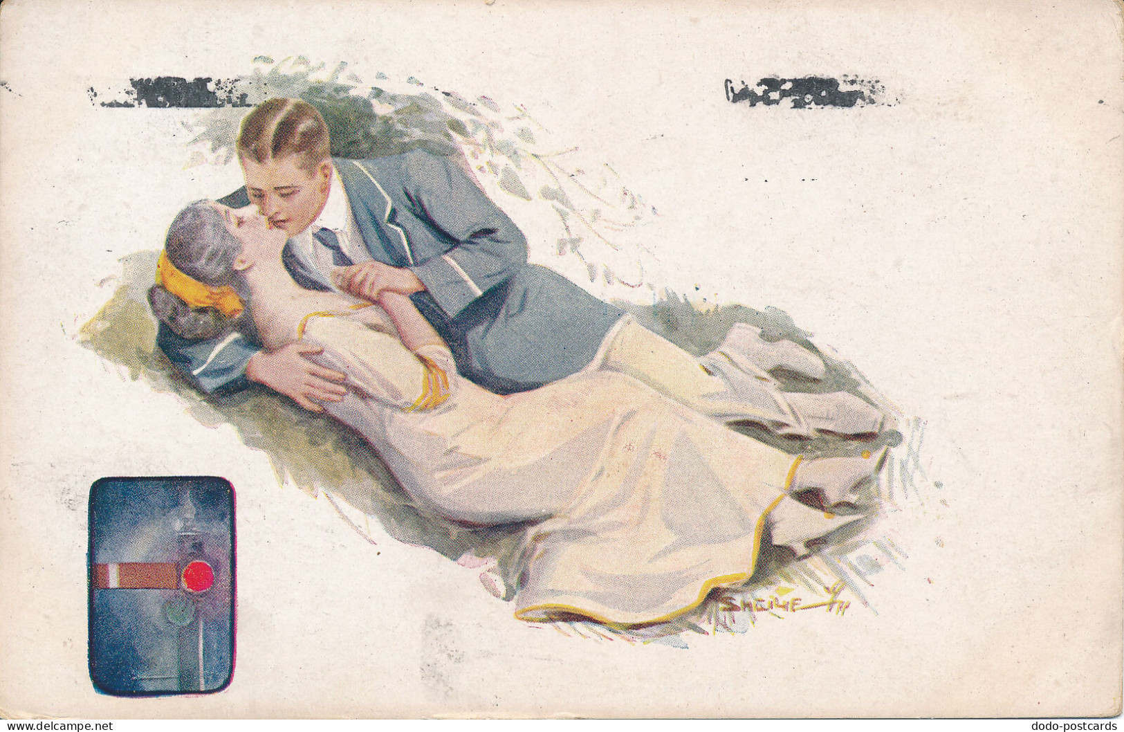 PC42369 Old Postcard. Woman And Man. Love. Inter Art. Amour. No 974 - Monde