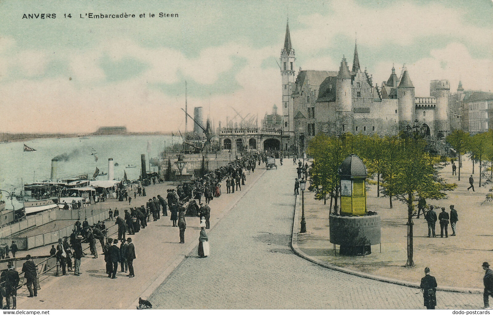 PC42499 Anvers. L Embarcadere Et Le Steen. B. Hopkins - Monde