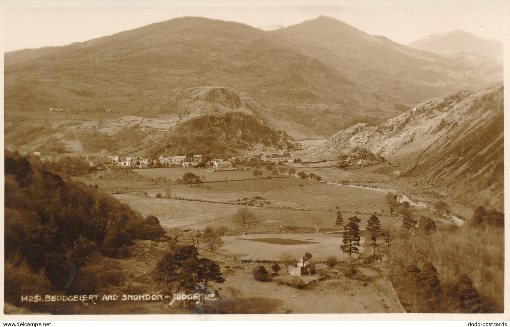 PC42250 Beddgelert And Snowdon. Judges Ltd. No 14251 - Monde