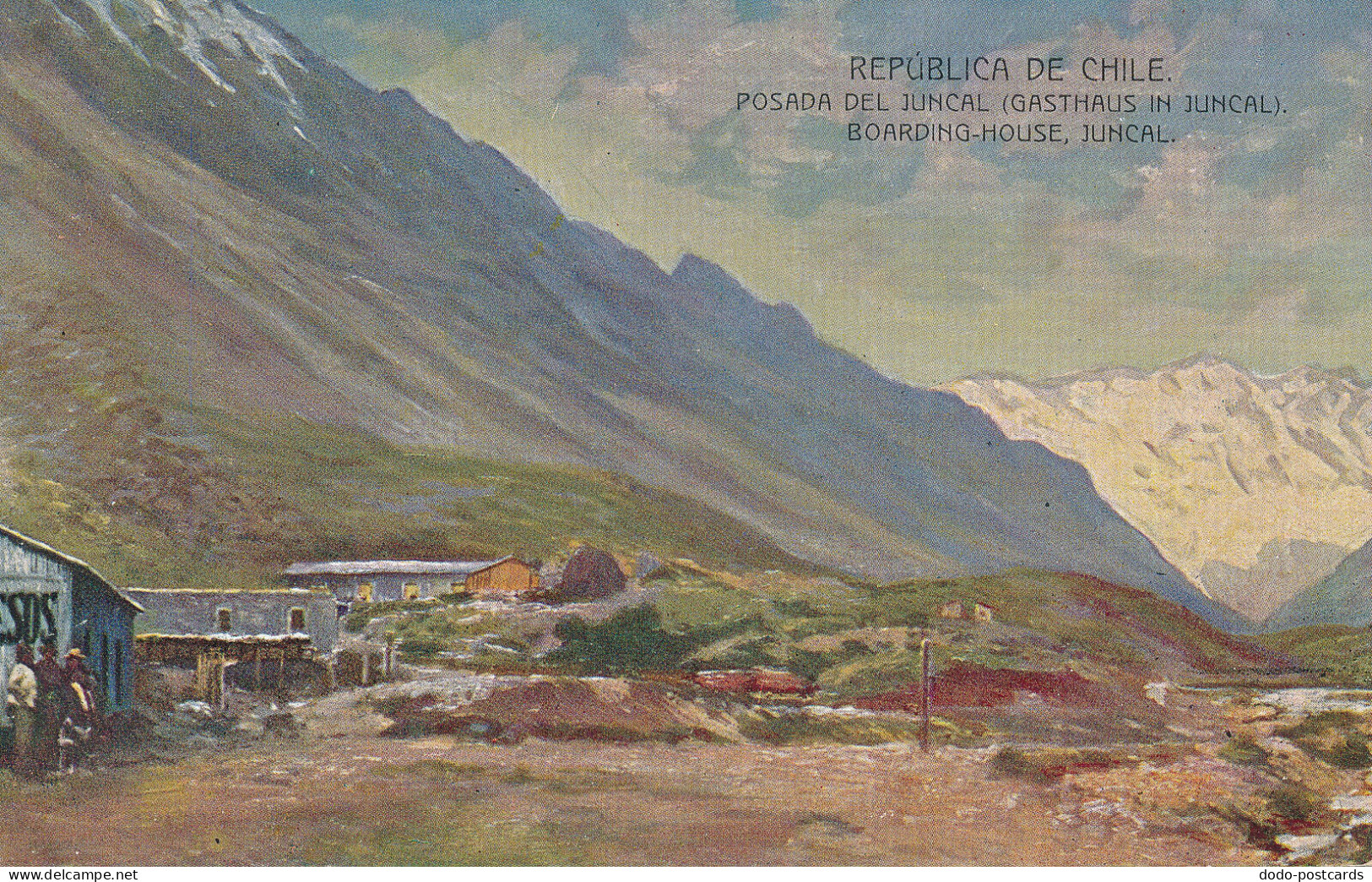 PC42530 Republica De Chile. Posada Del Juncal. Boarding House. Juncal. B. Hopkin - Monde