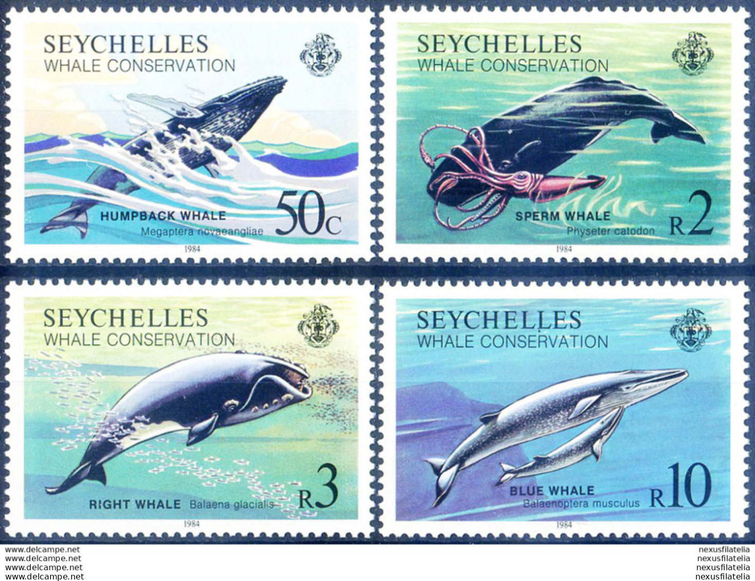 Fauna. Balene 1984. - Seychellen (1976-...)
