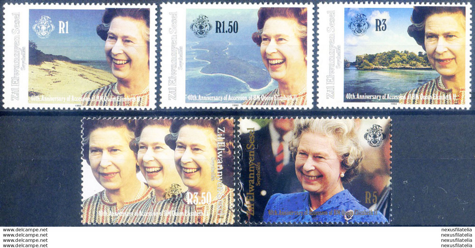 Isole Remote. Famiglia Reale 1992. - Seychellen (1976-...)