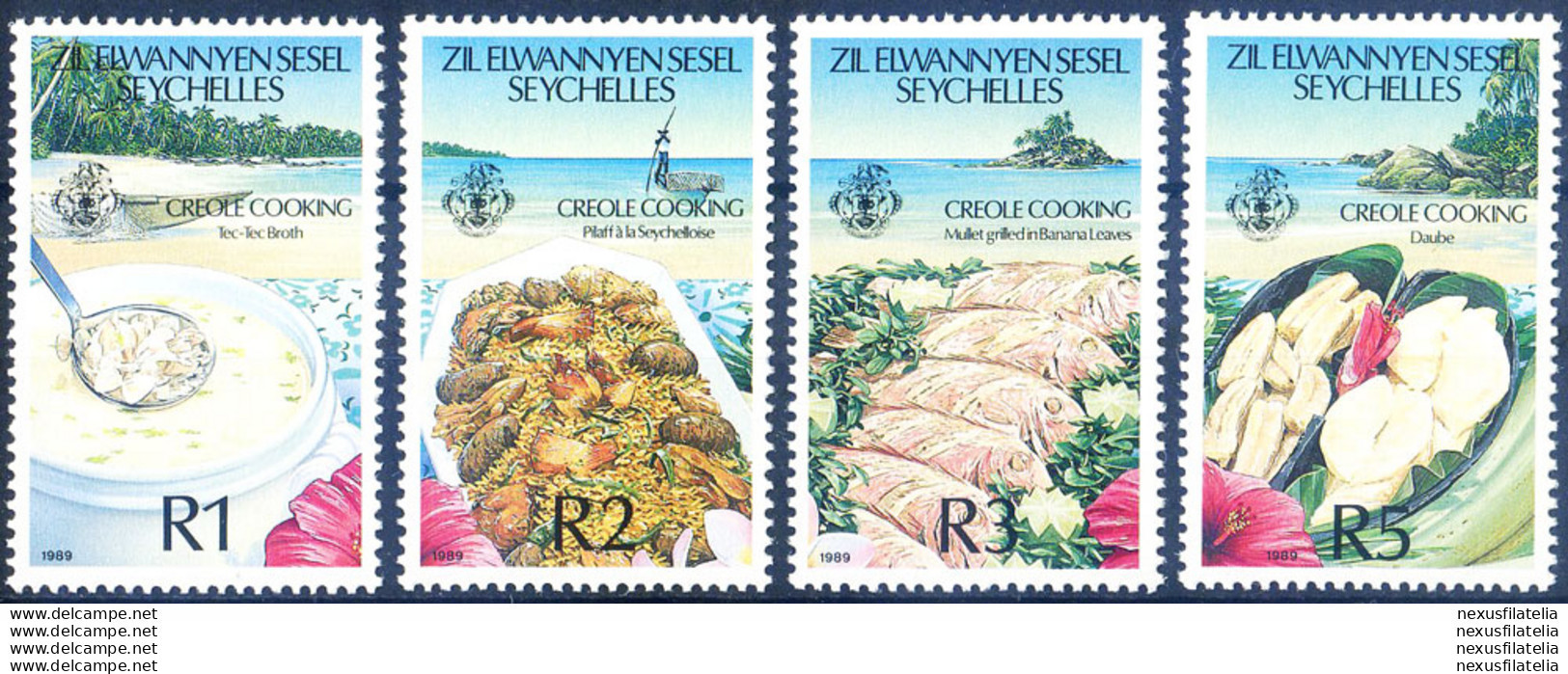 Isole Remote. Specialità Culinarie 1989. - Seychellen (1976-...)