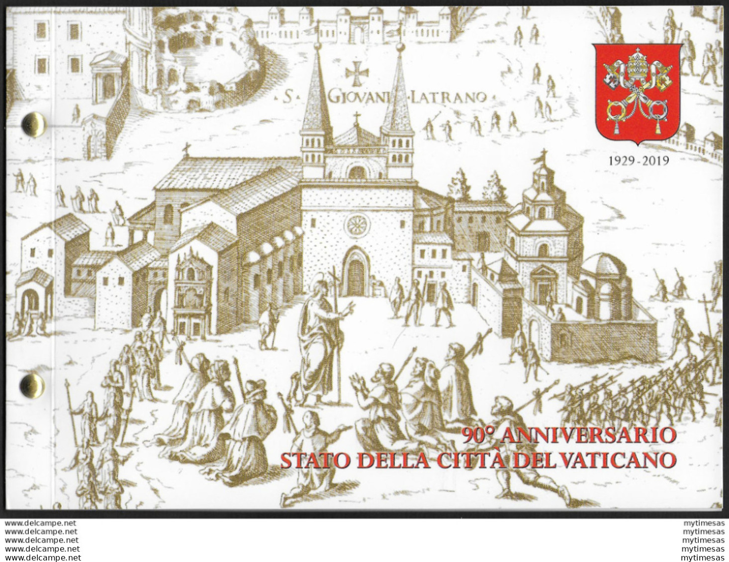 2019 Vaticano 90 Città Del Vaticano € 2,00 Busta Filatelico-numismatica - Vaticano (Ciudad Del)