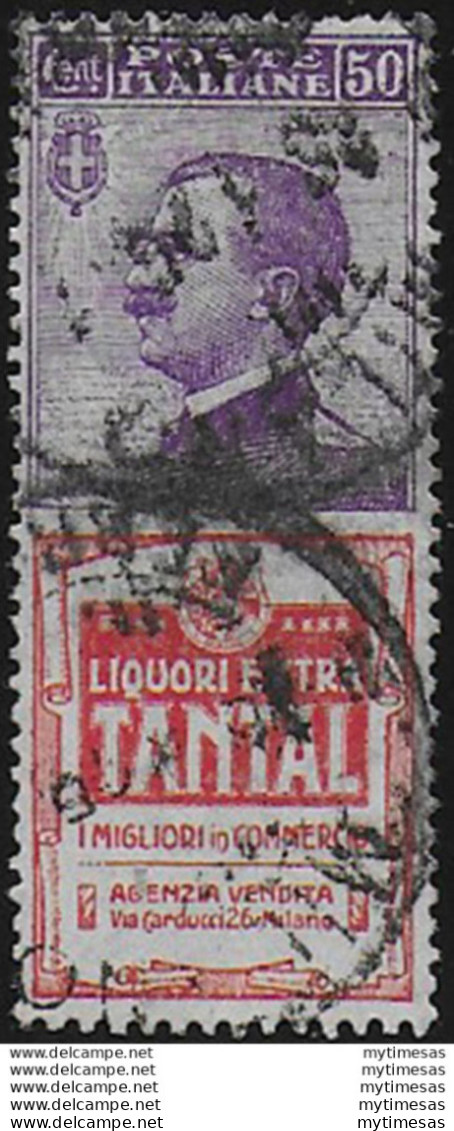 1924-25 Italia Pubblicitari 50c. Tantal Bc Cancelled Sassone N. 18 - Other & Unclassified