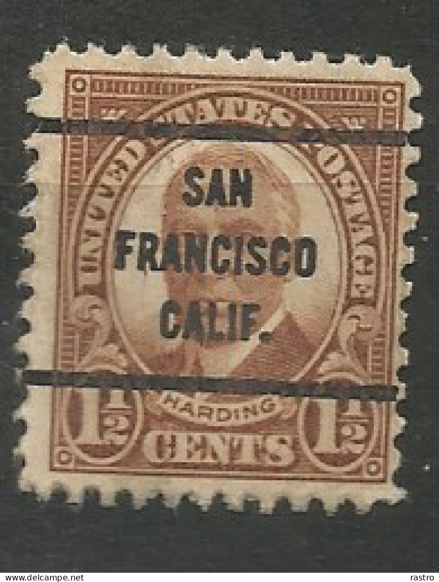 Lot : 20 X N° 684 (Harding) Et 1 X  720 (G. Washington) Tous Surch. "SAN FRANCISCO CALIF." - Precancels