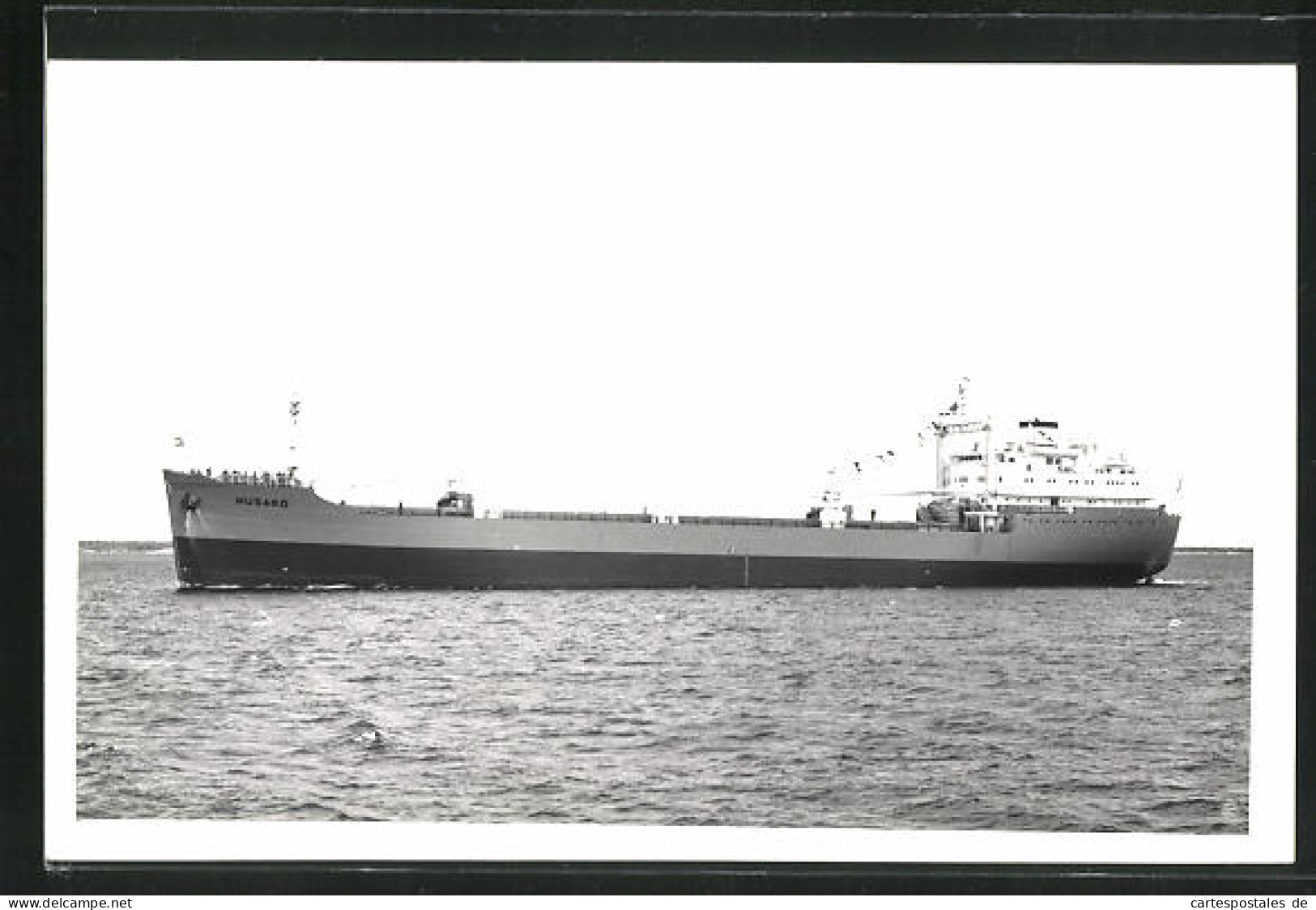 AK Handelsschiff M.S. Husaro Auf Hoher See  - Commerce