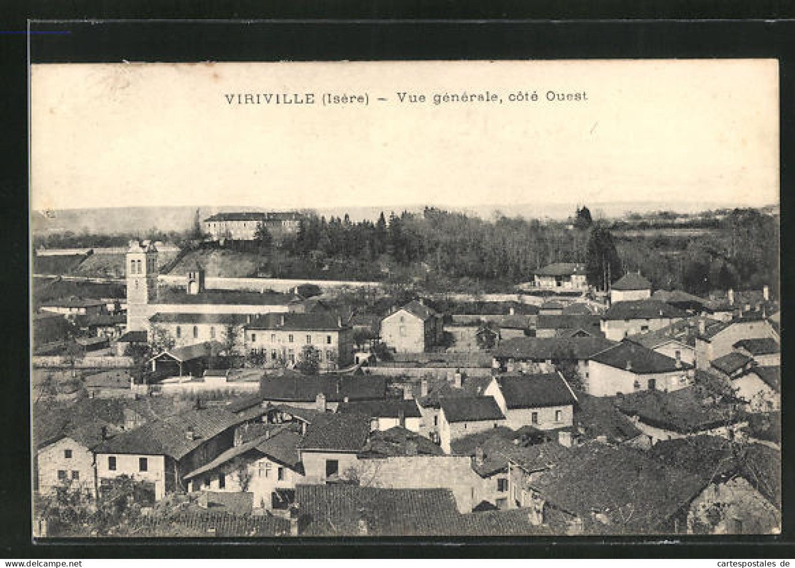 CPA Viriville, Vue Générale, Côté Ouest  - Viriville