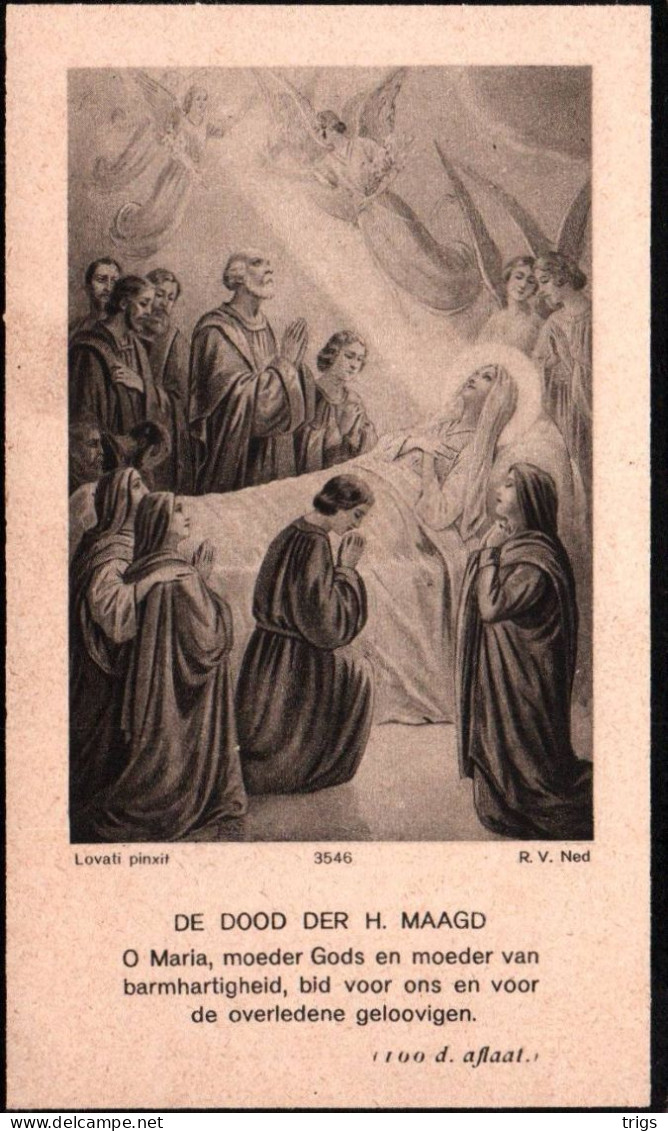 Marie Louise Lievens (1881-1930) - Images Religieuses