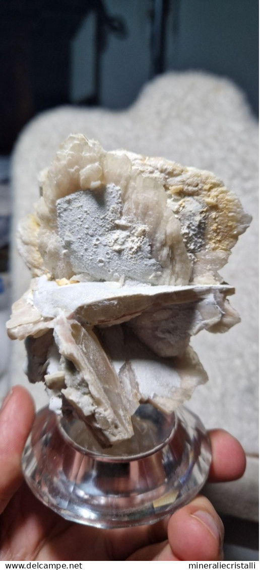 Barite Barite Mielata Minerale  Monte Onixeddo Gonnesa Sardegna  8 X 6,5 Cm Italia 240gr - Mineralen