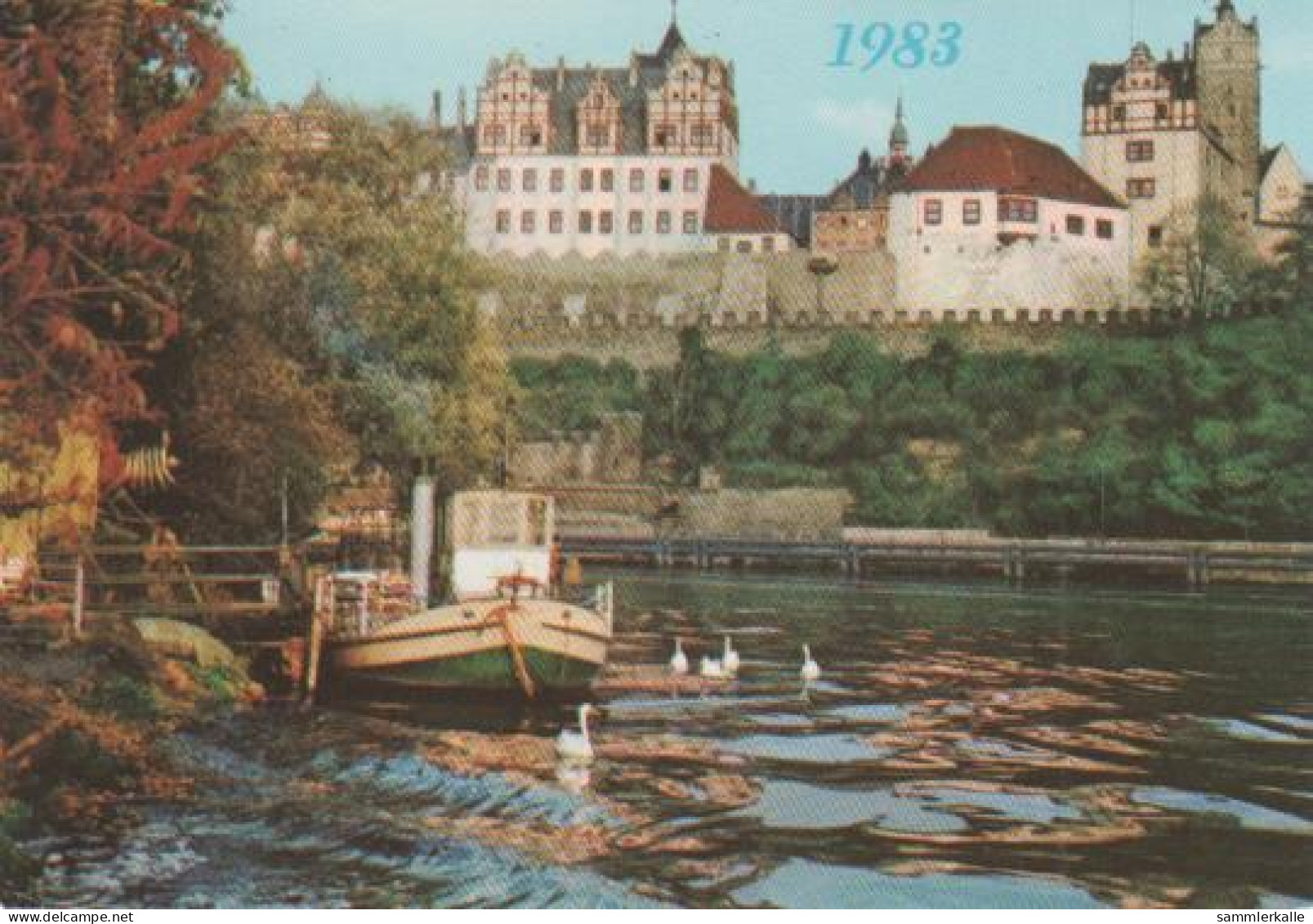 2991 - Bernburg - Schloss (Rückseite Mit Text Zu Bernburg Bedruckt) - 1983 - Bernburg (Saale)