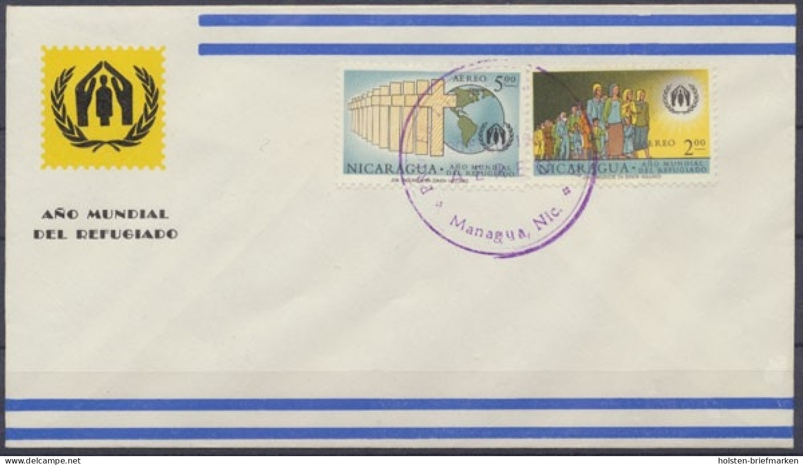 Nicaragua, Michel Nr. 1257-1258, FDC - Nicaragua