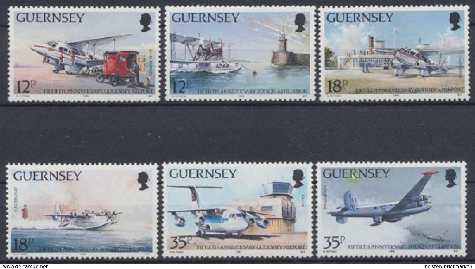 Guernsey, MiNr. 453-458, Postfrisch - Guernesey