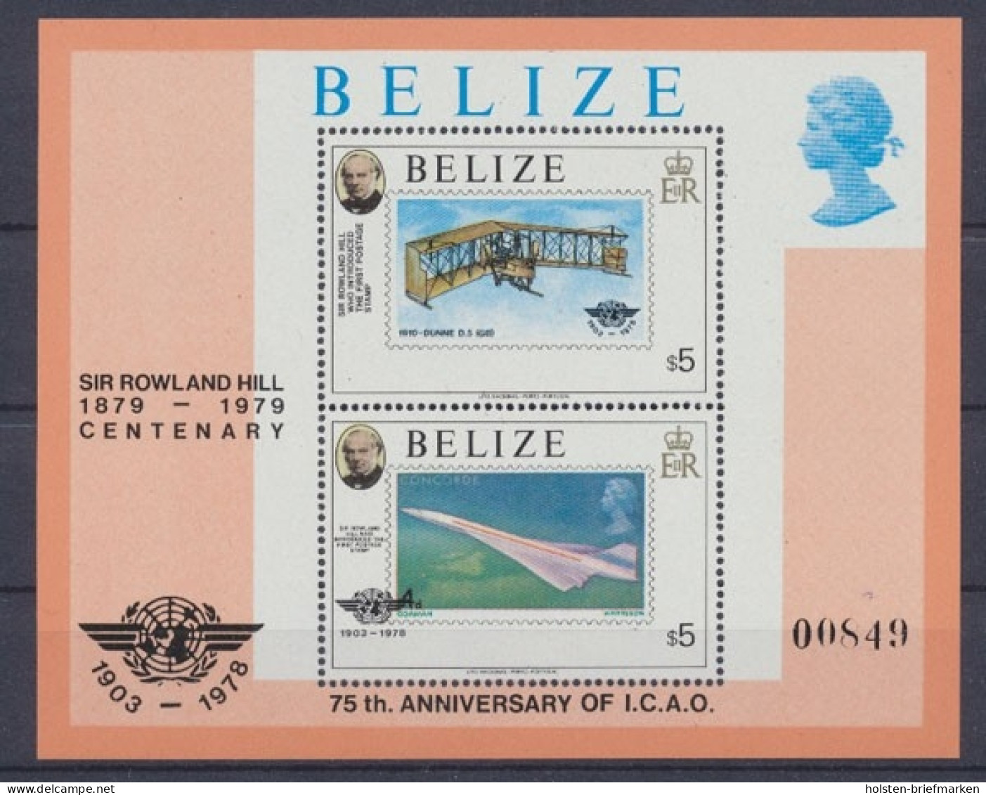 Belize, MiNr. Block 8, Postfrisch - Belize (1973-...)