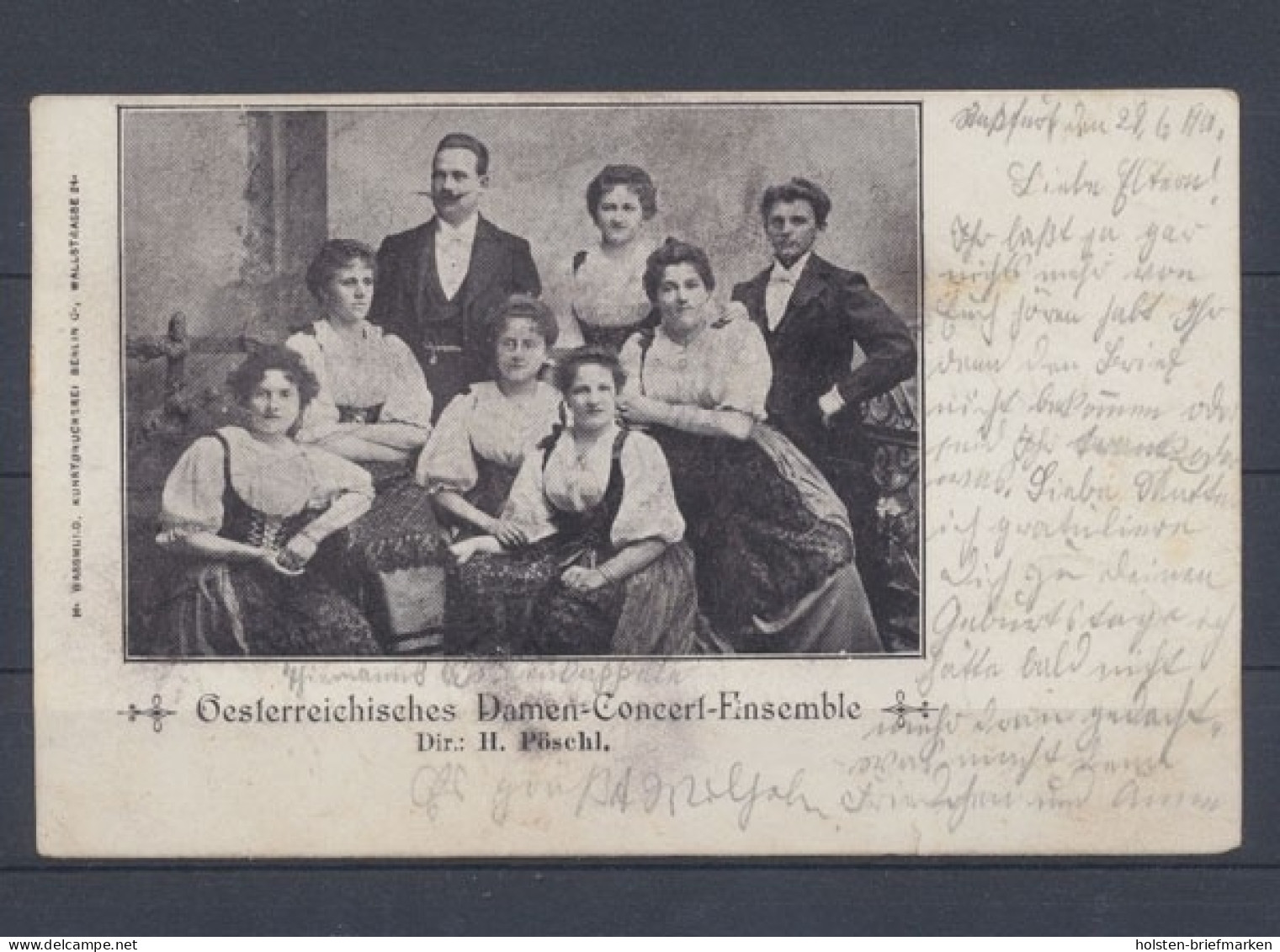 Oesterreichisches Damen-Concert-Ensemble, Dir. H. Pöschl - Musique Et Musiciens