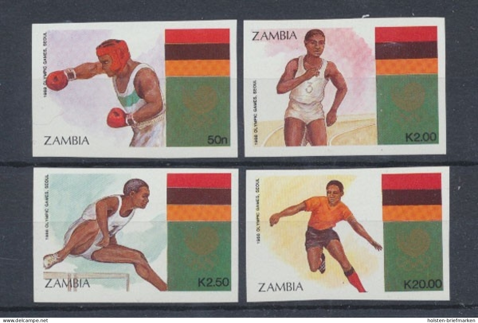 Sambia, Michel Nr. 464-467 B, Postfrisch - Otros - África