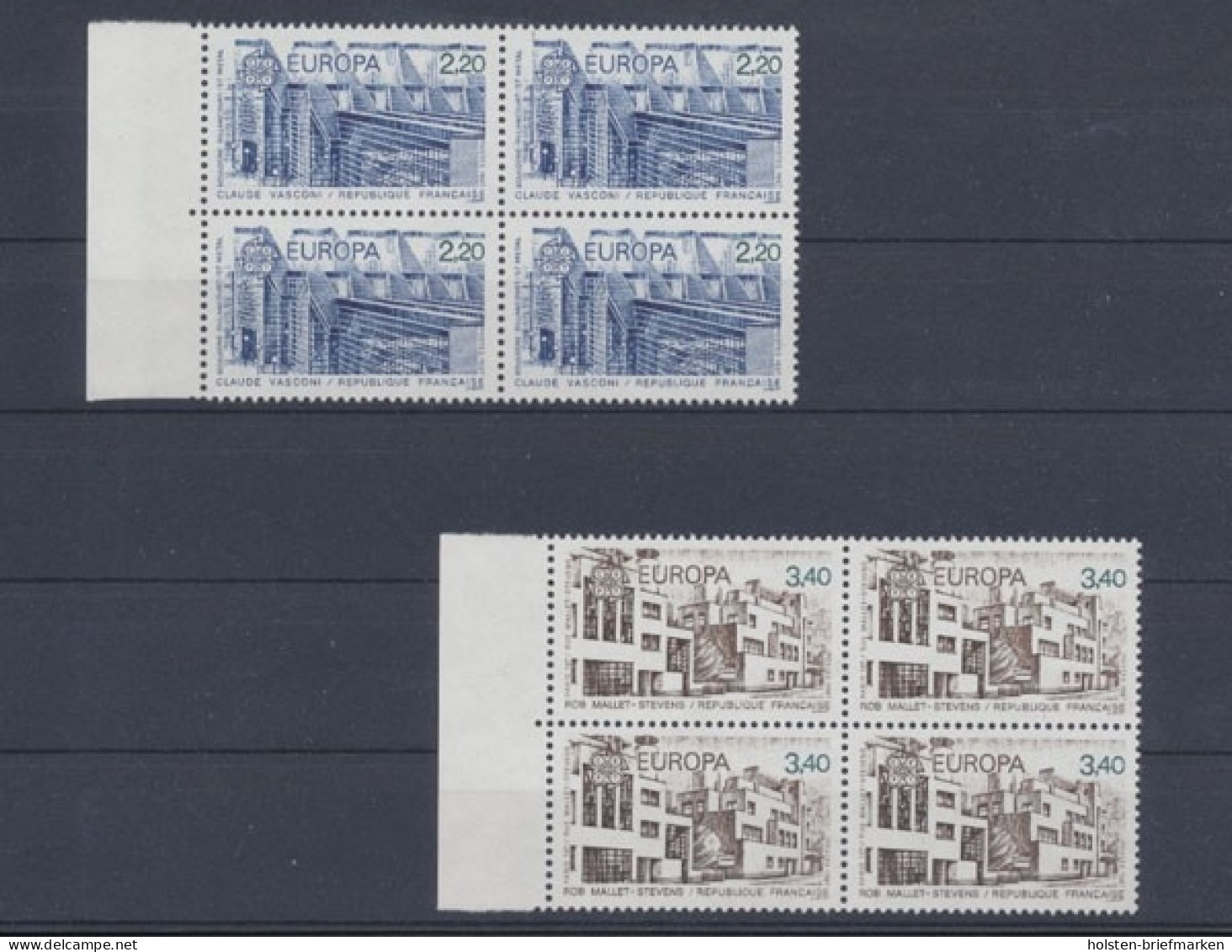 Frankreich, Michel Nr. 2603-2604 (4), Postfrisch - 1987