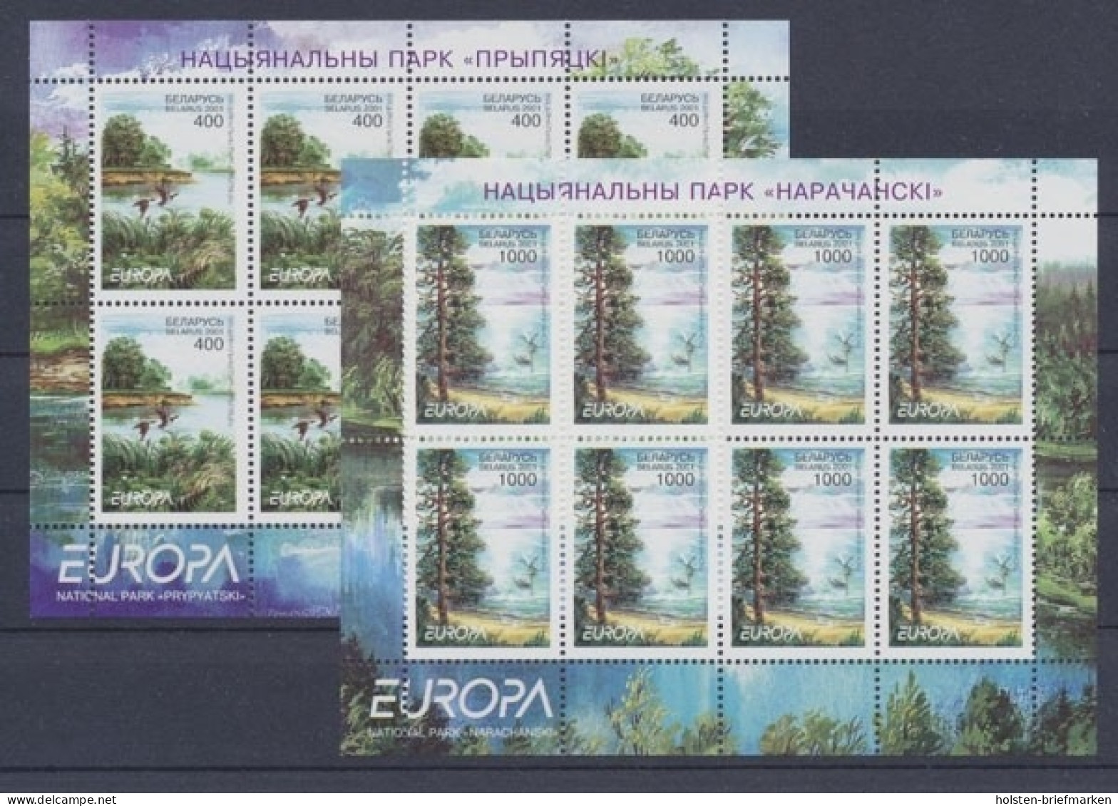 Weißrußland, Michel Nr. 409-410 KB, Postfrisch - Wit-Rusland