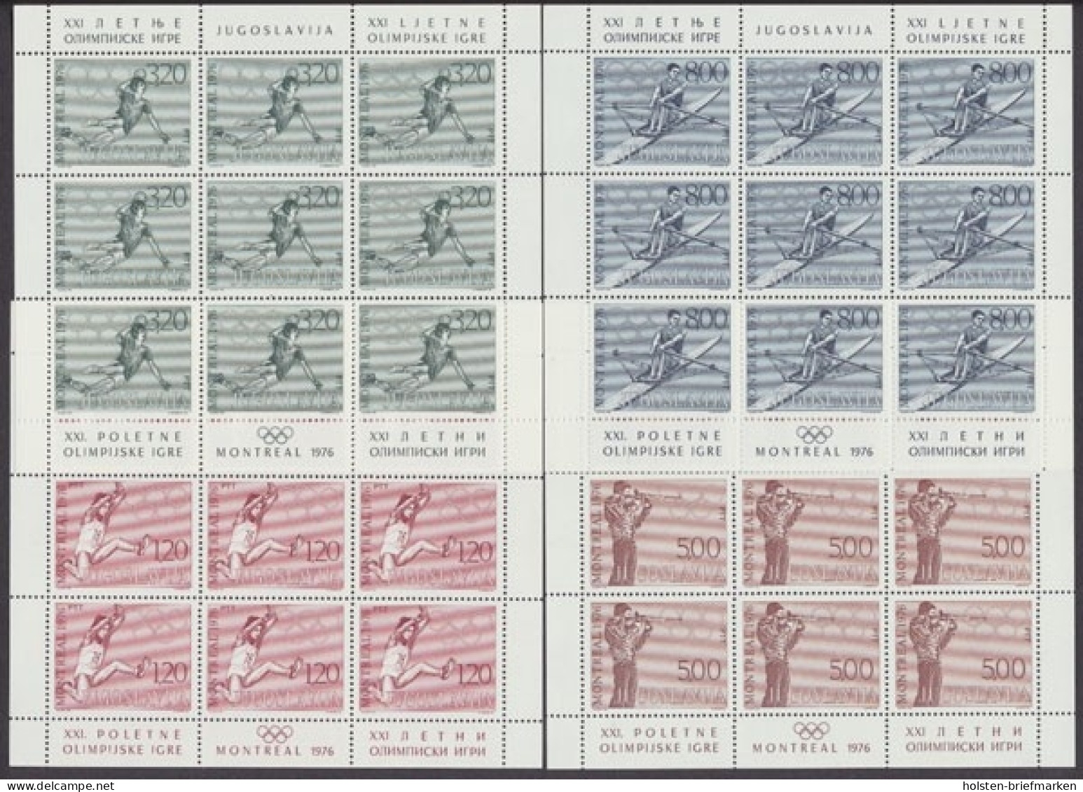 Jugoslawien, Michel Nr. 1656-1659 KB, Postfrisch - Sonstige & Ohne Zuordnung