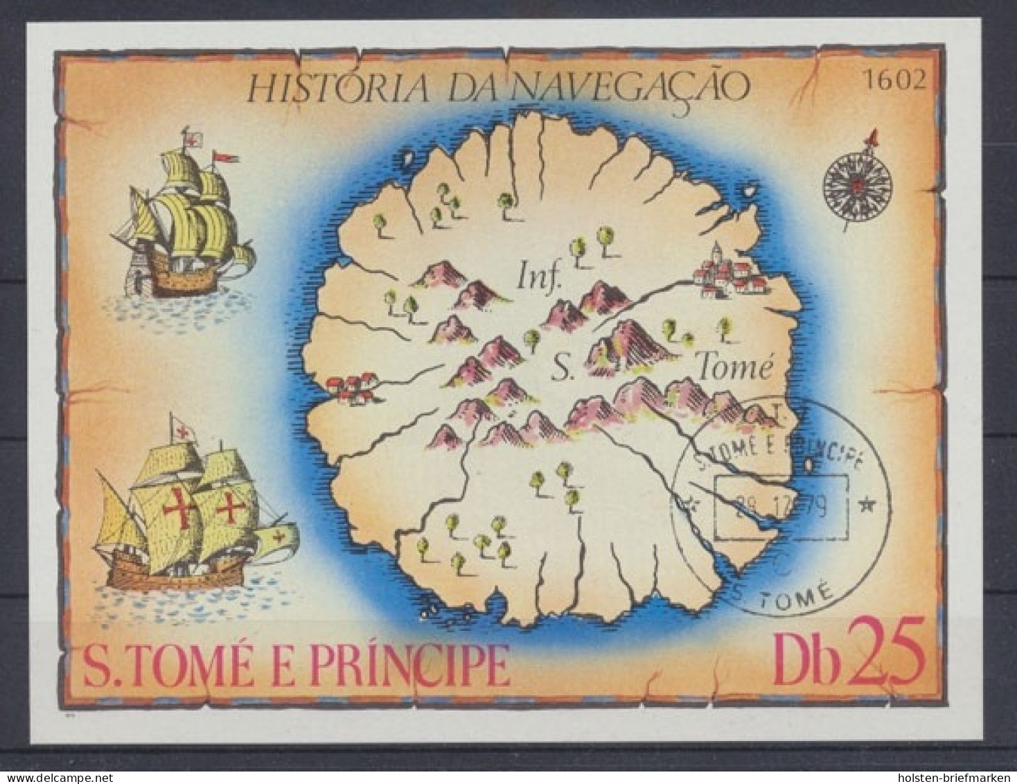 Sao Tome + Principe, Michel Nr. Block 38, Gestempelt - São Tomé Und Príncipe