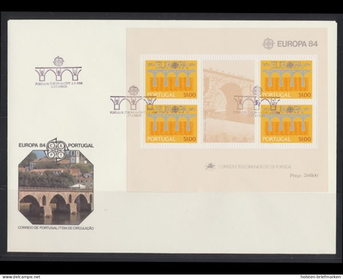 Portugal, Michel Nr. Block 43, FDC - Sonstige & Ohne Zuordnung