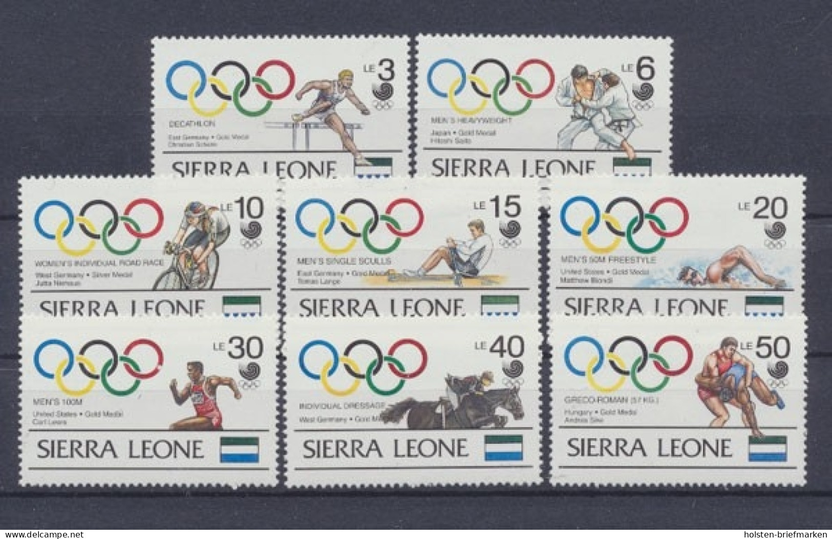 Sierra Leone, MiNr. 1164-1171, Postfrisch - Sierra Leone (1961-...)