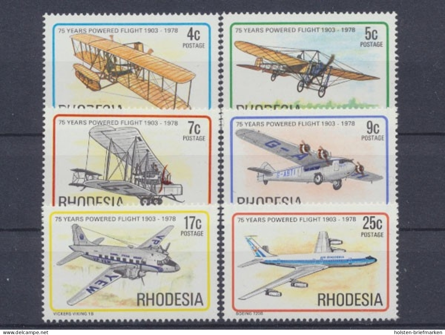 Rhodesien, MiNr. 221-226, Postfrisch - Autres - Afrique