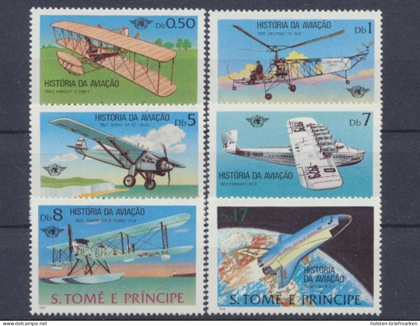 Sao Tome + Principe, MiNr. 592-597, Postfrisch - São Tomé Und Príncipe