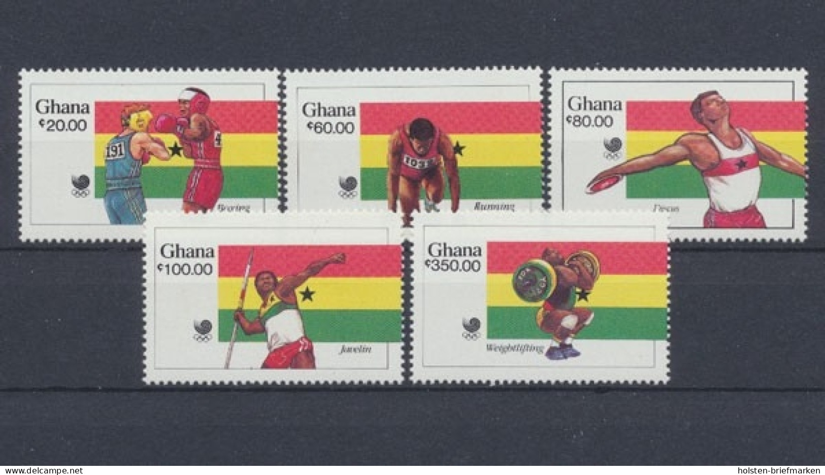 Ghana, MiNr. 1205-1209, Postfrisch - Ghana (1957-...)