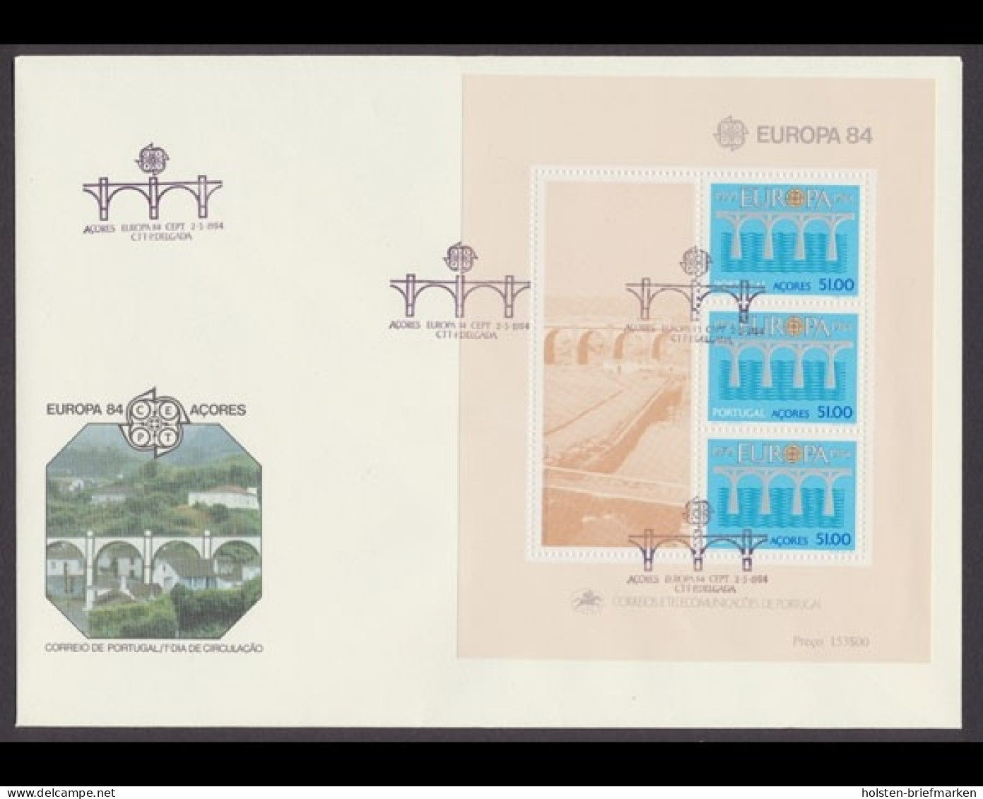 Azoren, Michel Nr. Block 5, FDC - Sonstige & Ohne Zuordnung