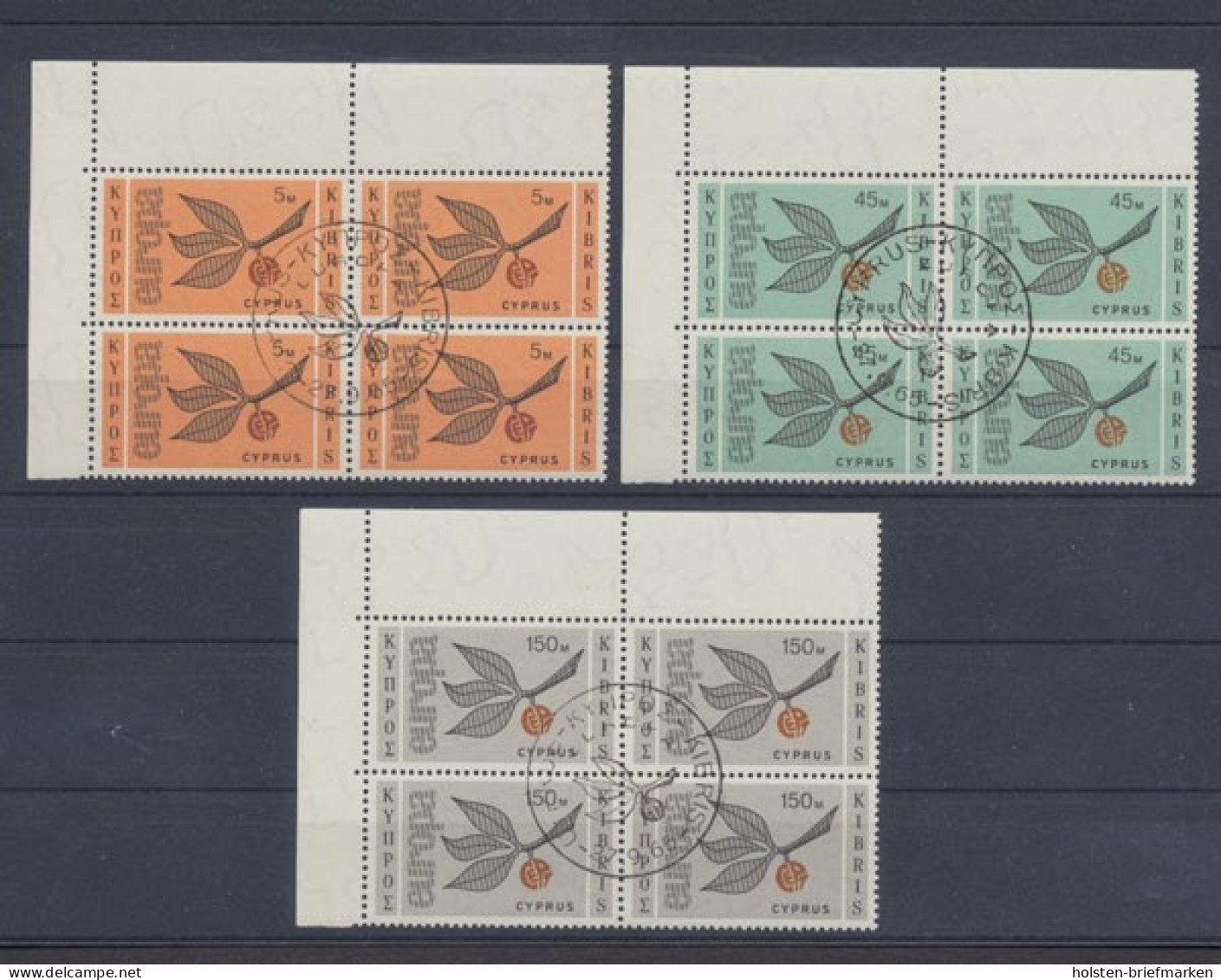 Zypern, Michel Nr. 258-260 (4), Gestempelt - Unused Stamps