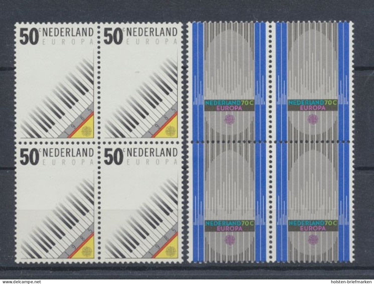 Niederlande, Michel Nr. 1274-1275 (4), Postfrisch - 1985