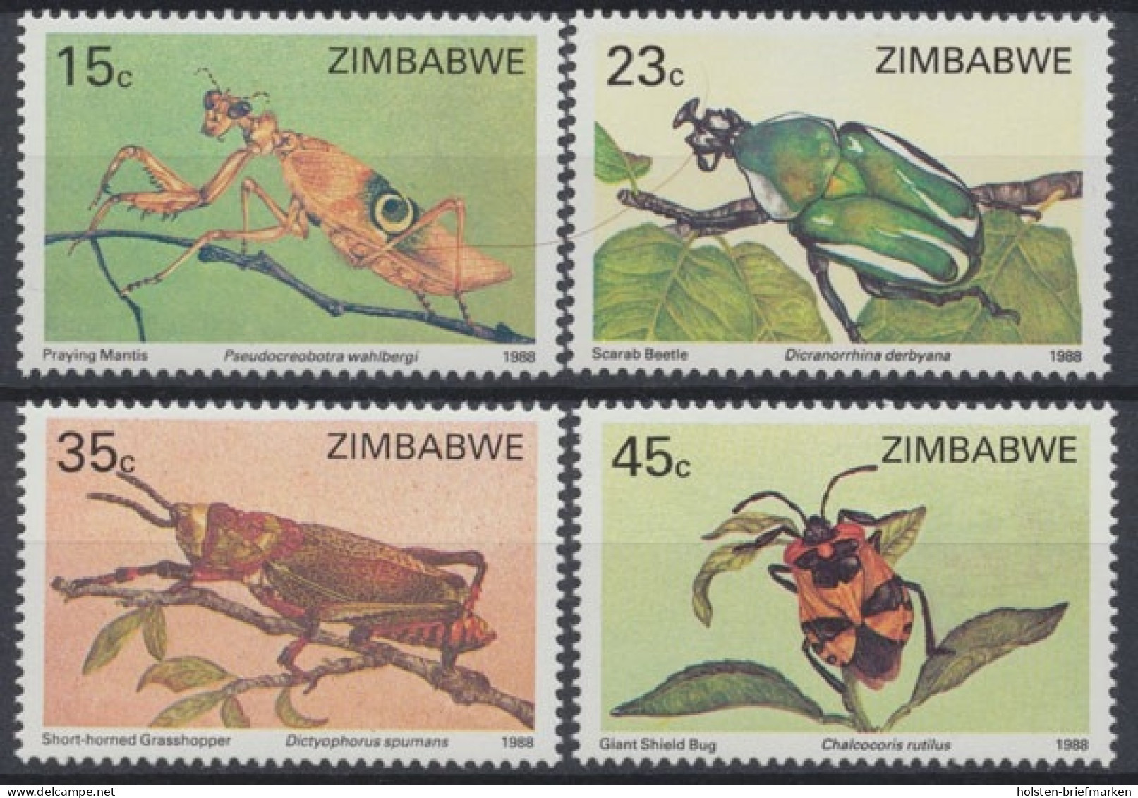 Simbabwe, Michel Nr. 374-377, Postfrisch/MNH - Sonstige - Afrika