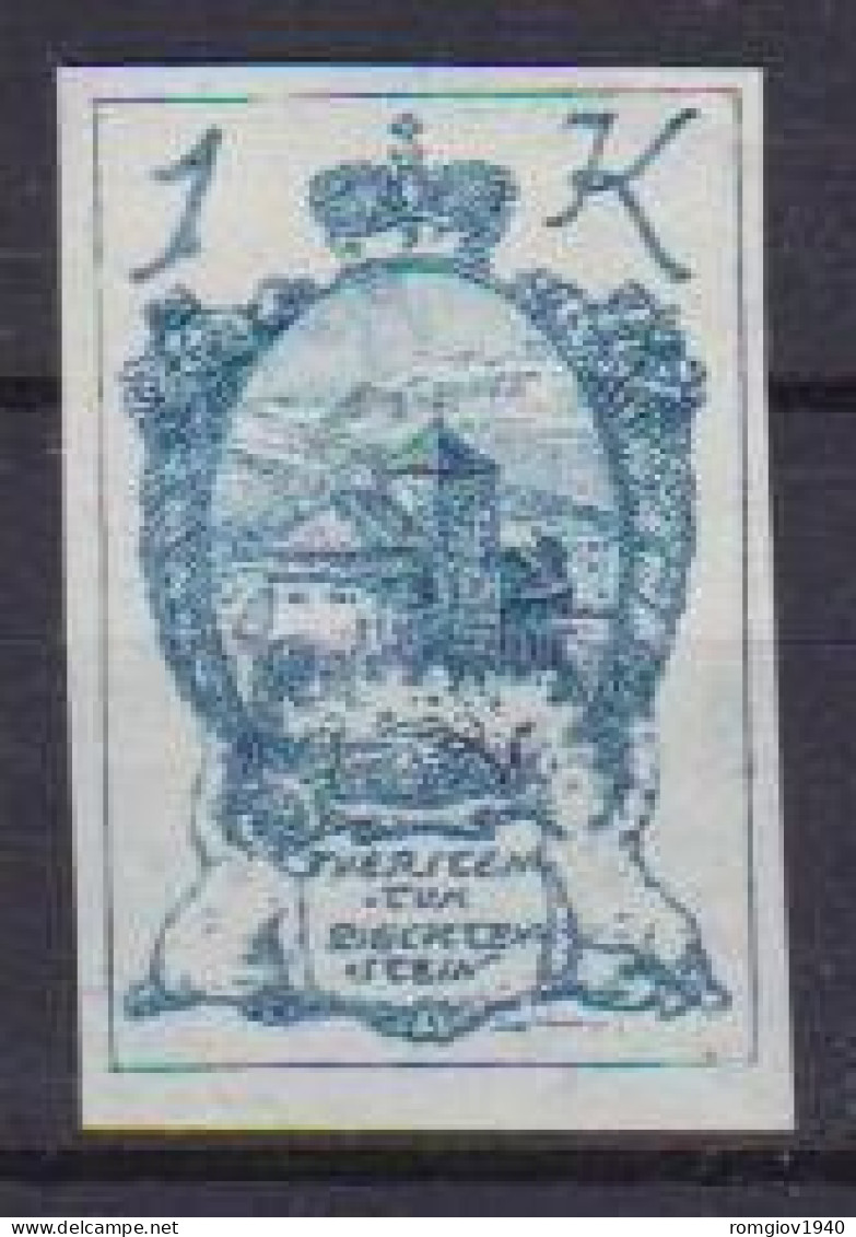 LIECHTENSTEIN  1920  STEMMA O VEDUTE DEL CASTELLO DI VADUZ  UNIF. 24  MNH  XF - Neufs