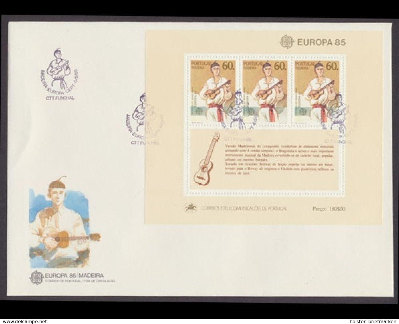 Madeira, Michel Nr. Block 6, FDC - Other & Unclassified