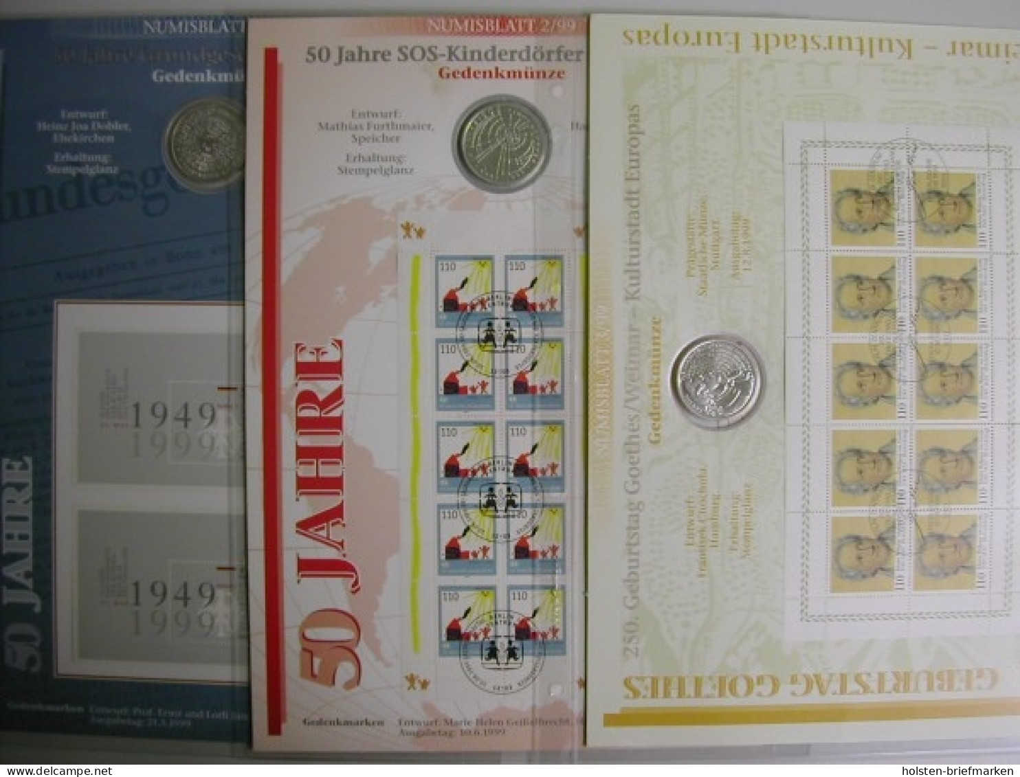 BRD Numisblätter, Kompletter Jahrgang 1999 - Other & Unclassified