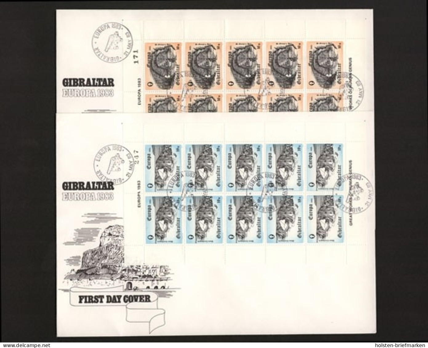 Gibraltar, Michel Nr. 463-464 KB, FDC - Gibraltar