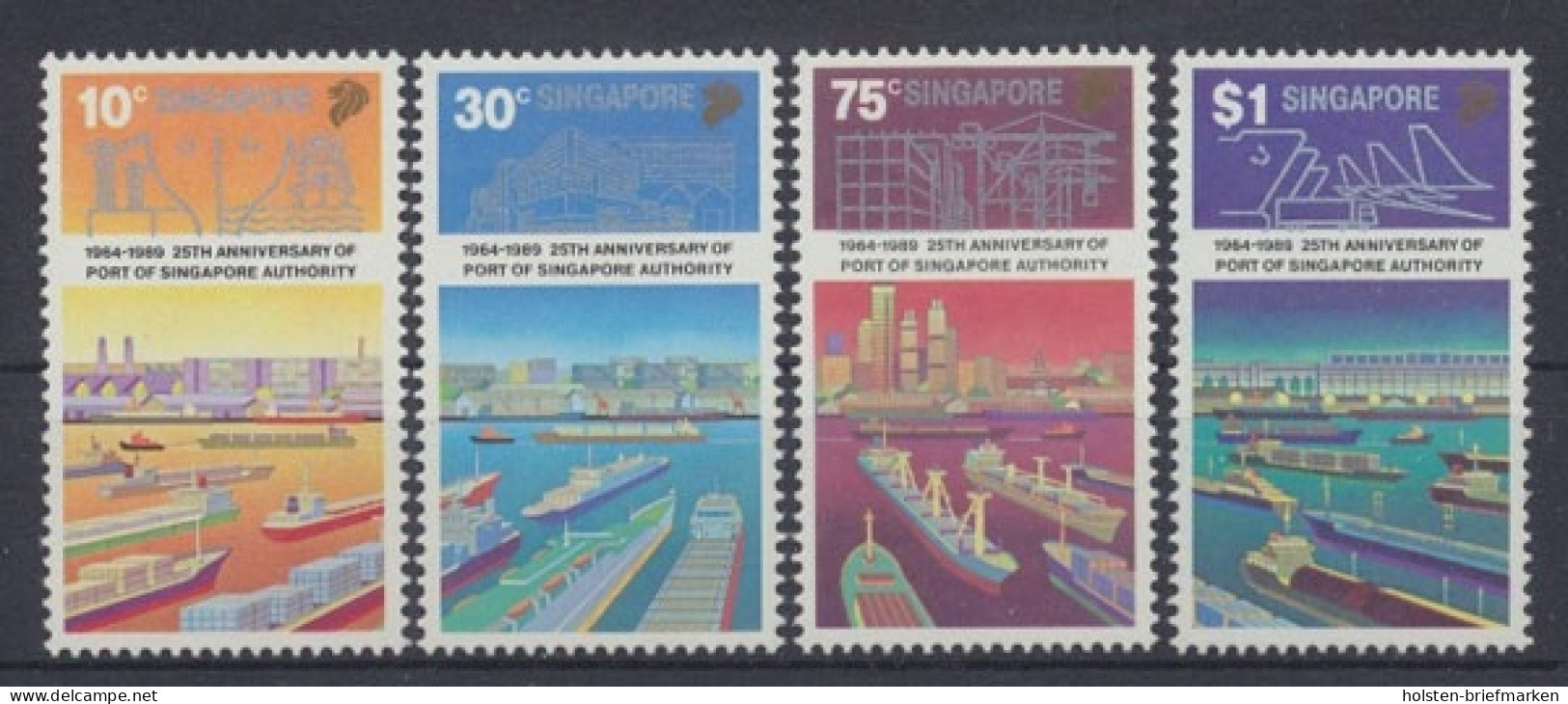 Singapur, Schiffe, MiNr. 565-568, Postfrisch - Singapur (1959-...)