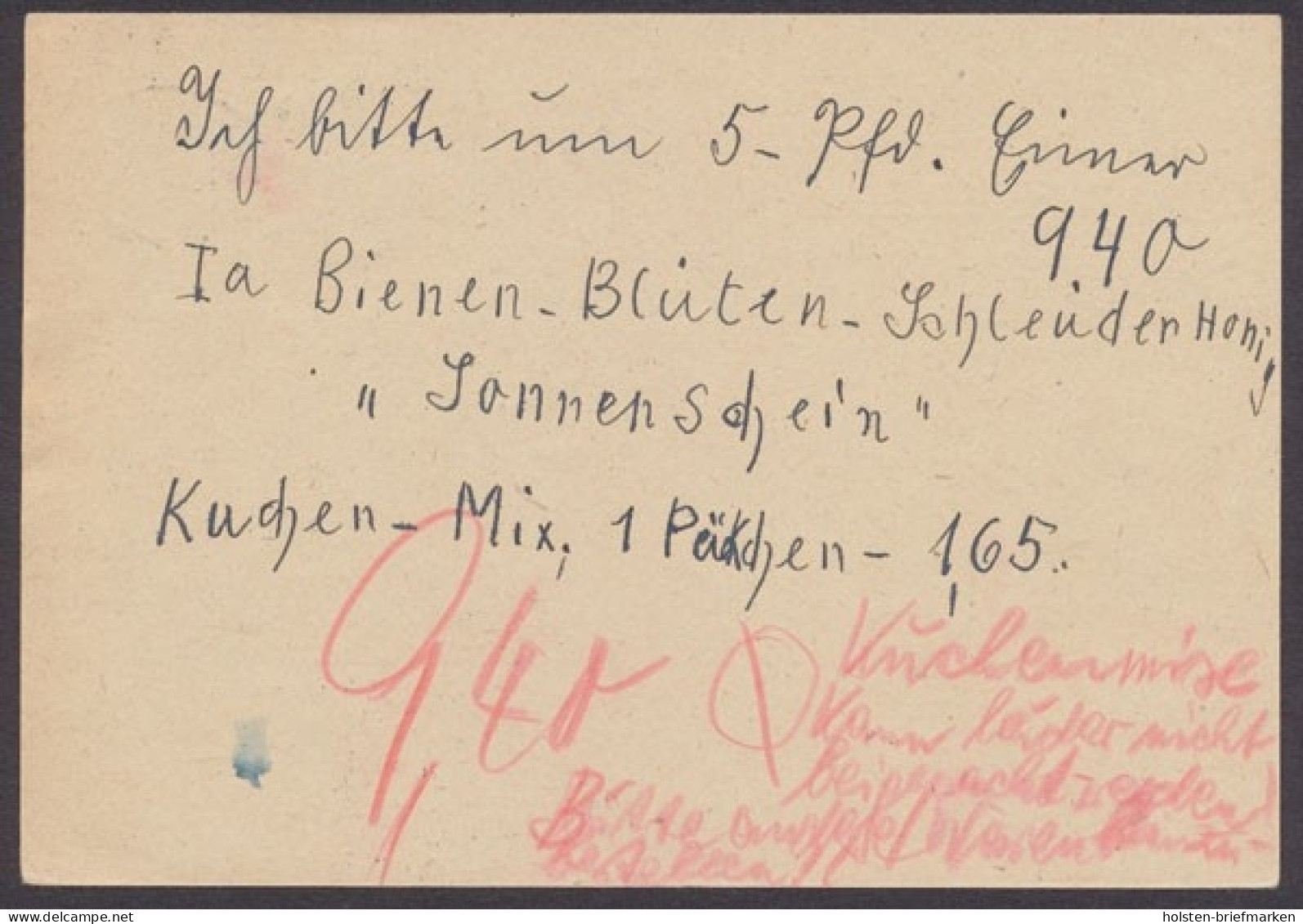 Bishausen über Nörten - Hardenberg, Landpoststempel Auf Postkarte, 1956 - Autres & Non Classés